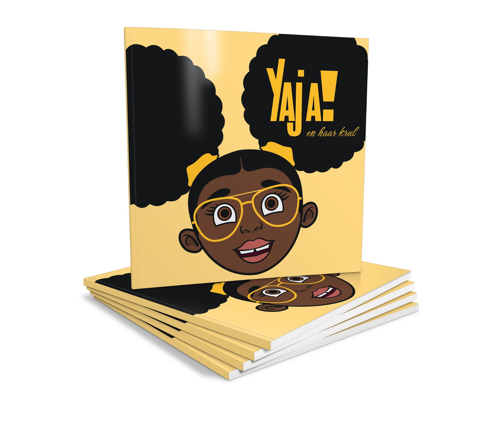 YAJA! en haar krul - Boek cover